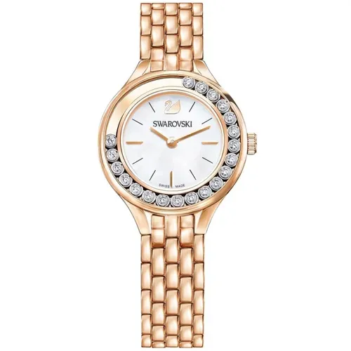 Lovely Crystals Mini Rosegold Watch , female, Sizes: ONE SIZE - Swarovski - Modalova