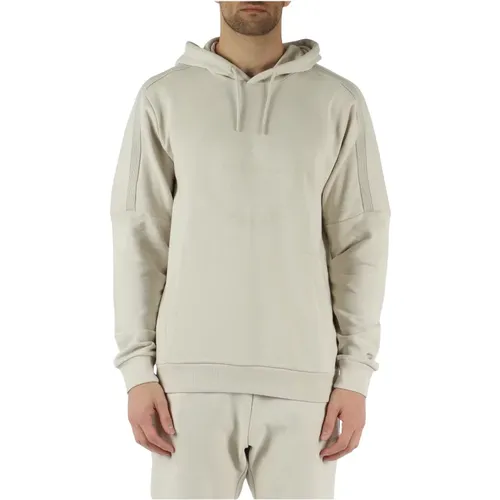 Cotton Hooded Sweatshirt , male, Sizes: S, XL, M, 2XL, L - Emporio Armani EA7 - Modalova