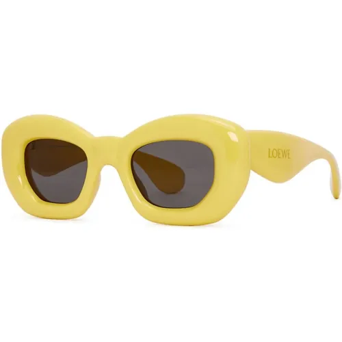 Cat-eye sunglasses in nylon , female, Sizes: ONE SIZE - Loewe - Modalova