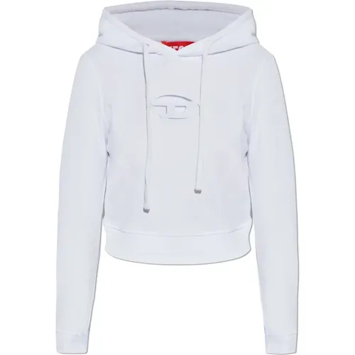 Sweatshirt F-Slimmy-Hood-Od , Damen, Größe: M - Diesel - Modalova