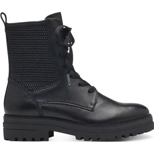 Schwarze Geschlossene Booties , Damen, Größe: 39 EU - tamaris - Modalova