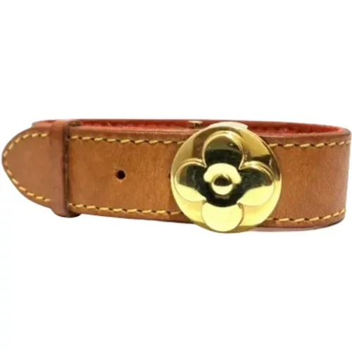 Pre-owned Leather bracelets , female, Sizes: ONE SIZE - Louis Vuitton Vintage - Modalova