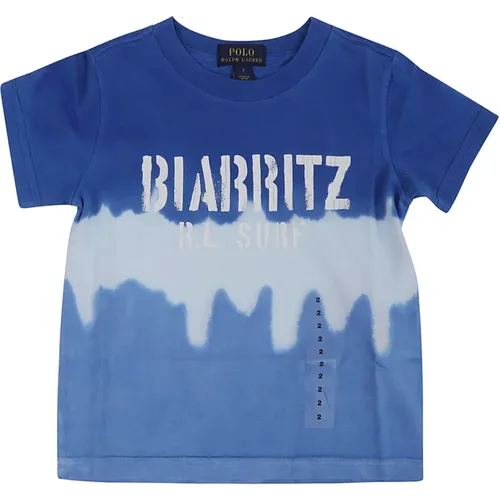 Blau Multi Gestricktes T-Shirt - Ralph Lauren - Modalova