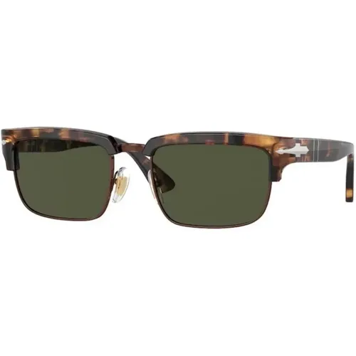 Classic Sunglasses in Green Tortoise , unisex, Sizes: 56 MM - Persol - Modalova