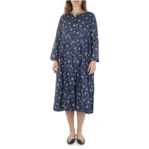 Blue/Taupe Dress for Women , female, Sizes: L, XS, M - Milk Atelier - Modalova
