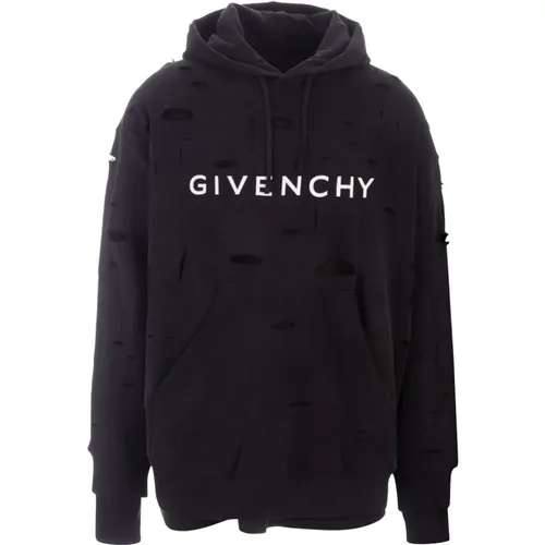 Oversized Hoodie with Double Layer , male, Sizes: L, M, S - Givenchy - Modalova