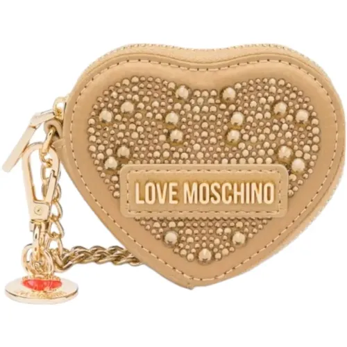 Damen Kunstleder Geldbörse , Damen, Größe: ONE Size - Love Moschino - Modalova