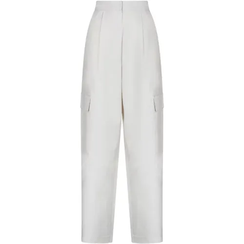 Textured Cargo Pants , female, Sizes: S, XS, 2XS, M - Calvin Klein - Modalova