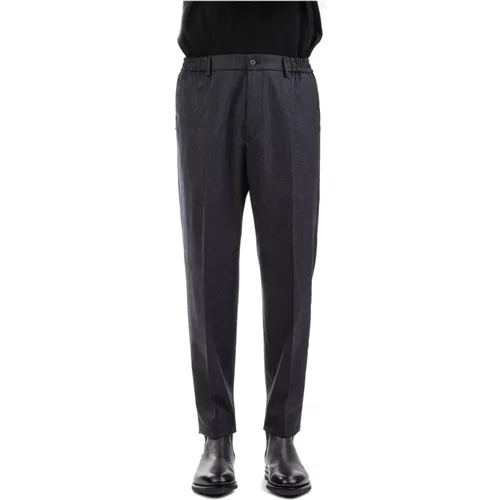 Trousers Grey , male, Sizes: L, M - Tagliatore - Modalova