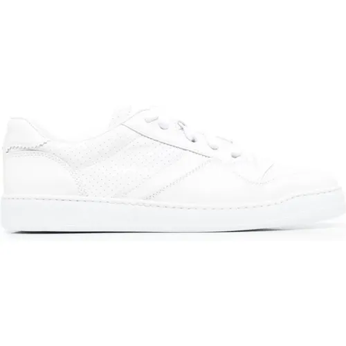 Premium Leder Low Top Sneakers für Herren , Herren, Größe: 41 1/2 EU - Doucal's - Modalova