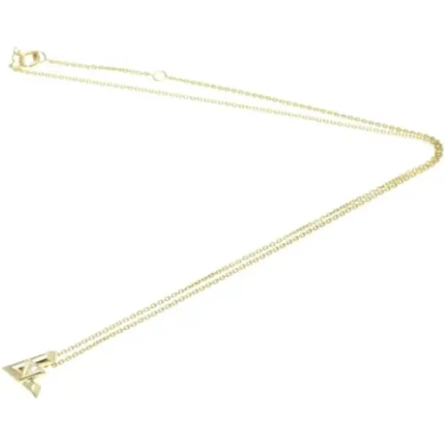 Pre-owned Gold necklaces , unisex, Sizes: ONE SIZE - Louis Vuitton Vintage - Modalova