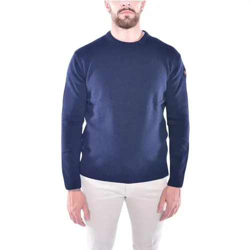 Shetland EcoWool Long Sleeve Sweater , male, Sizes: 3XL - PAUL & SHARK - Modalova