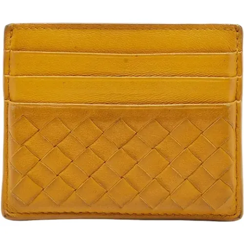 Pre-owned Leather wallets , female, Sizes: ONE SIZE - Bottega Veneta Vintage - Modalova