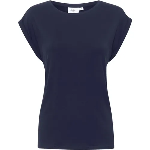 AdeliaSZ Night Sky T-Shirt Top , Damen, Größe: L - Saint Tropez - Modalova