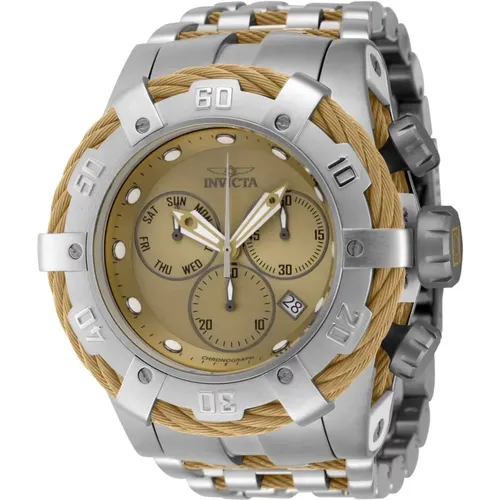 Bolt 46236 Men's Quartz Watch - 53mm , male, Sizes: ONE SIZE - Invicta Watches - Modalova
