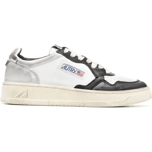 White Medalist Low-Top Sneakers , female, Sizes: 4 UK, 3 UK, 8 UK - Autry - Modalova