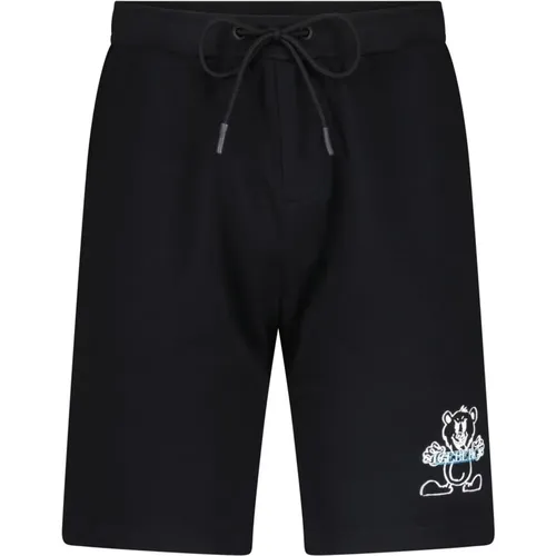 Casual Elastic Waistband Shorts , male, Sizes: S, M, L - Iceberg - Modalova
