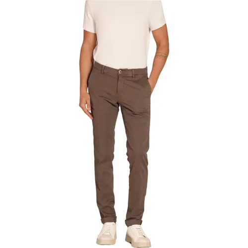 Extra Slim Fit Chino Hose Milano Stil , Herren, Größe: L - Mason's - Modalova