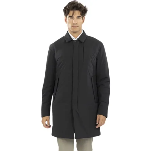 Padded Bi-Stretch Trench Coat , male, Sizes: M, 2XL, XL - Duno - Modalova