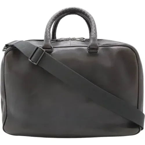 Pre-owned Leather briefcases , male, Sizes: ONE SIZE - Bottega Veneta Vintage - Modalova