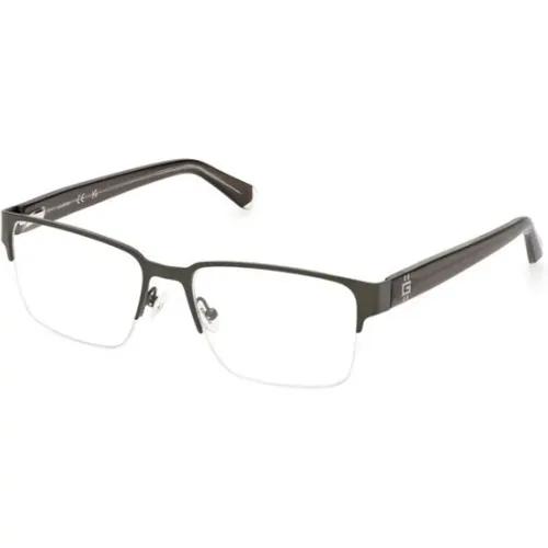 Stylish Matte Dark Glasses , unisex, Sizes: 55 MM - Guess - Modalova