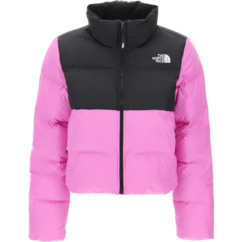 Saikuru Short Puffer Jacke , Damen, Größe: XS - The North Face - Modalova