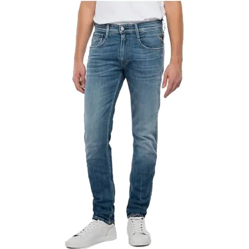 Slim-fit Jeans , Herren, Größe: W32 L32 - Replay - Modalova