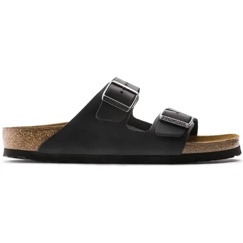 Klassische Unisex-Sandale aus geöltem Leder , Herren, Größe: 41 EU - Birkenstock - Modalova