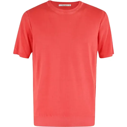 Casual Baumwoll T-shirt , Herren, Größe: 2XL - Kangra - Modalova