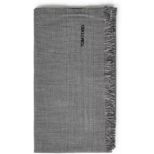 Wool Scarf Frayed Edges , female, Sizes: ONE SIZE - Tom Ford - Modalova