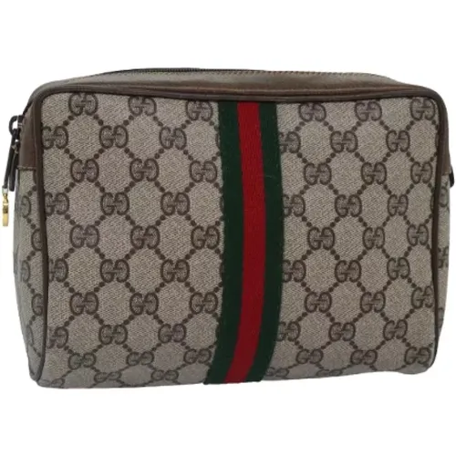 Pre-owned Canvas clutches , female, Sizes: ONE SIZE - Gucci Vintage - Modalova