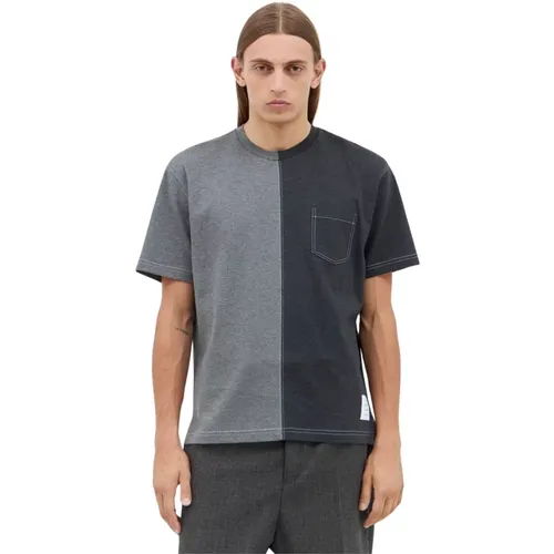 Baumwoll-Jersey Rundhals T-Shirt - Thom Browne - Modalova