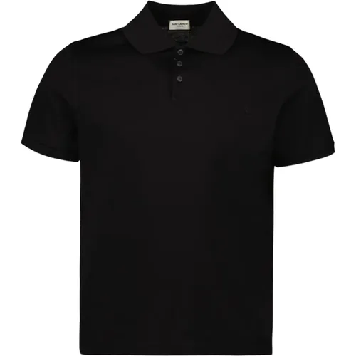 Modern Polo Shirt , male, Sizes: L - Saint Laurent - Modalova