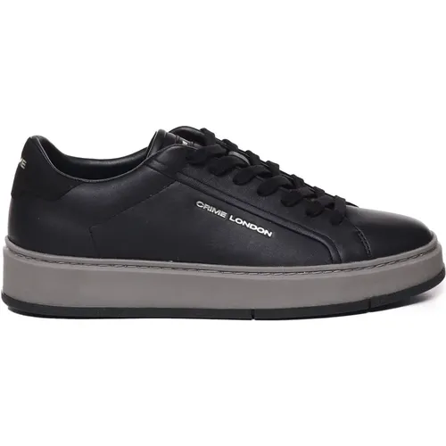 Leder-Sneaker mit Bandsohle - Crime London - Modalova