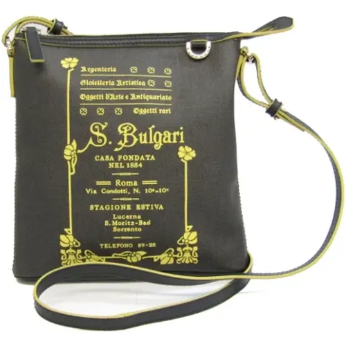 Pre-owned Leder Schultertasche , Damen, Größe: ONE Size - Bvlgari Vintage - Modalova