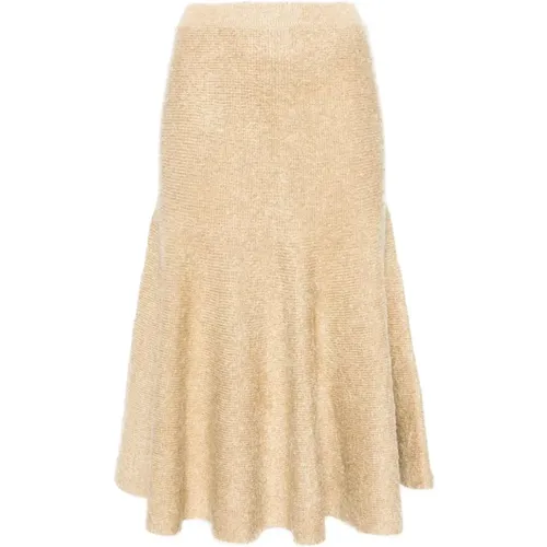 Elegant Midi Skirt , female, Sizes: S - Khaite - Modalova