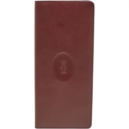 Pre-owned Leather wallets , female, Sizes: ONE SIZE - Cartier Vintage - Modalova