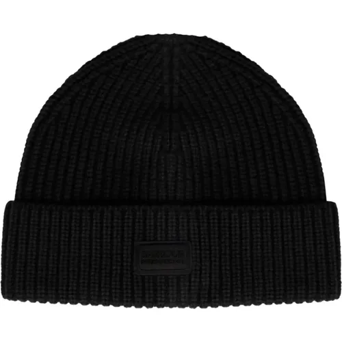 Ribbed Knit Beanie , male, Sizes: ONE SIZE - Barbour - Modalova