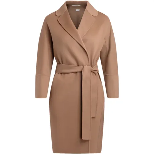 Camel Wool Coat Arona , female, Sizes: M, S, XS - Max Mara - Modalova