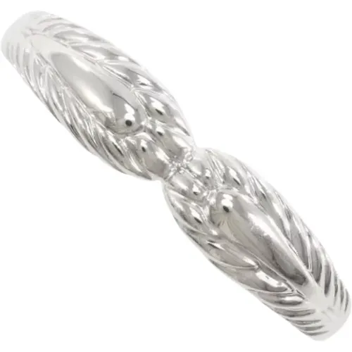 Pre-owned Silver rings , female, Sizes: ONE SIZE - Dior Vintage - Modalova