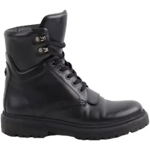 Pre-owned Leather boots , female, Sizes: 6 UK - Moncler Pre-owned - Modalova
