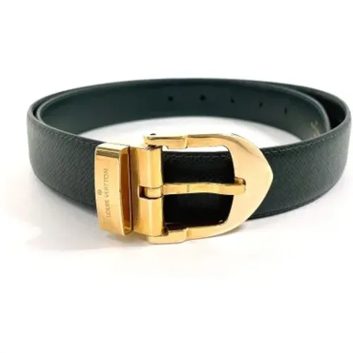 Pre-owned Leather belts , male, Sizes: ONE SIZE - Louis Vuitton Vintage - Modalova
