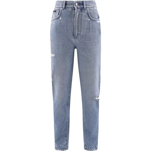 High Waist Jeans Made in Italy , female, Sizes: XS, S - Dolce & Gabbana - Modalova