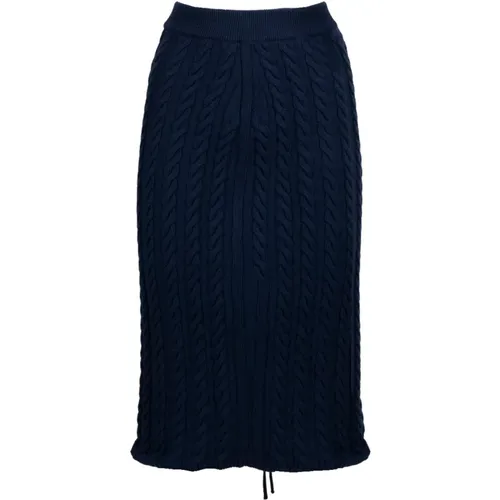 Lace Up Midi Skirt , female, Sizes: S, M, L - Kenzo - Modalova
