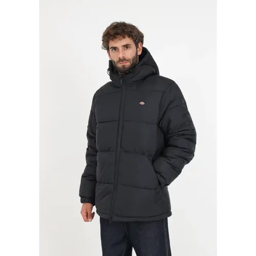 Schwarze Daunenjacke mit Logo , Herren, Größe: XL - Dickies - Modalova