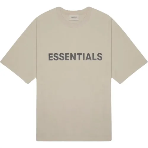Limitierte Auflage Essential T-Shirt Olive/Khaki , Herren, Größe: 2XS - Fear Of God - Modalova