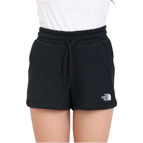 Schwarze Logo-Shorts im A-Linien-Stil , Damen, Größe: L - The North Face - Modalova