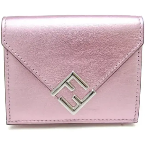 Pre-owned Leather wallets , female, Sizes: ONE SIZE - Fendi Vintage - Modalova