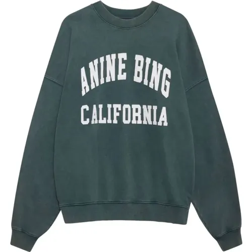 Grüner Miles Sweatshirt für Frauen - Anine Bing - Modalova