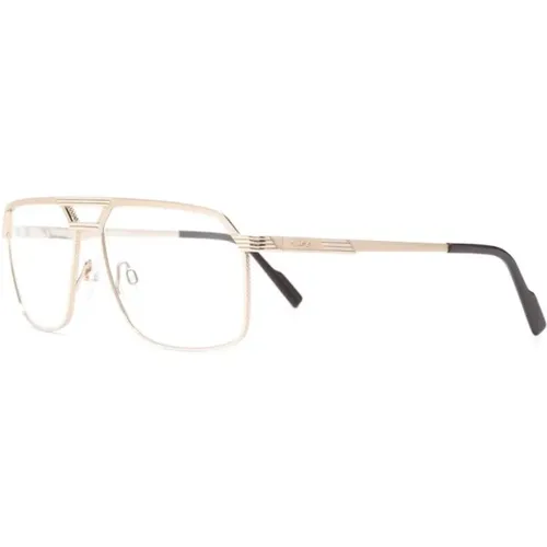 Goldene Optische Brille für den täglichen Gebrauch , unisex, Größe: 60 MM - Cazal - Modalova
